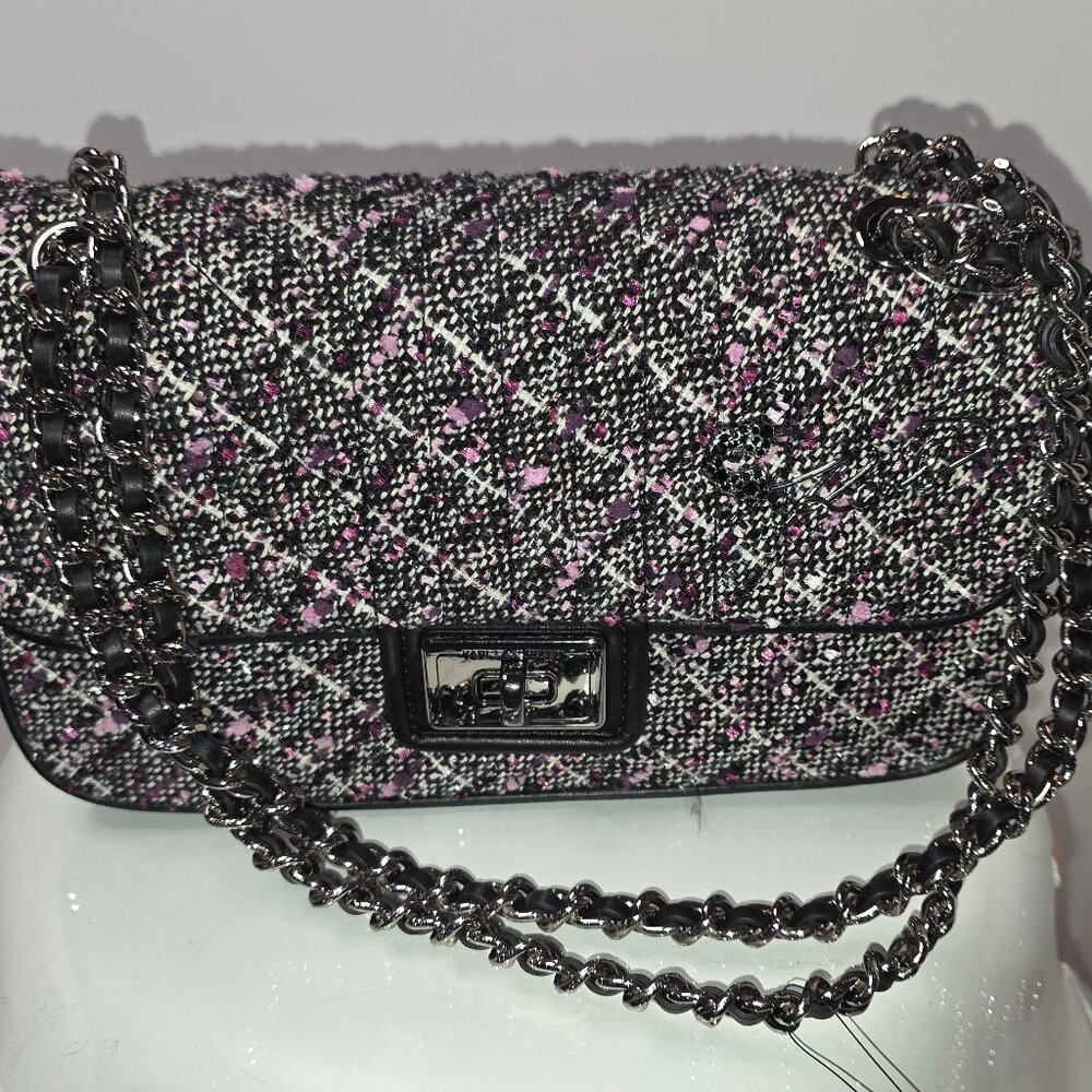 KARL LAGERFELD PARIS Agyness Medium Convertible Shoulder Bag